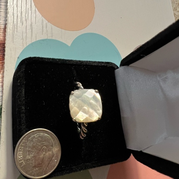 Pandora Jewelry - Mother of Pearl Square Pandora Ring
